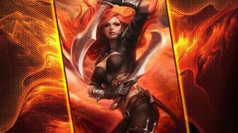 Katarina League Of Legends HD Wallpaper Lol Girl Champion Full