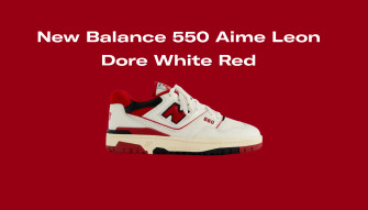 New Balance Aime Leon Dore White Red Raffles And Release Date