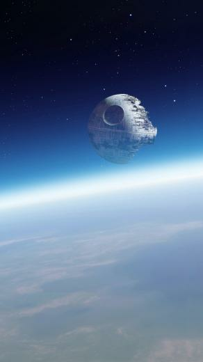 Space Deathstar Galaxy S4 Wallpaper