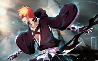 Bleach Kurosaki Ichigo Anime Art Wallpaper Background Ultra HD 4k