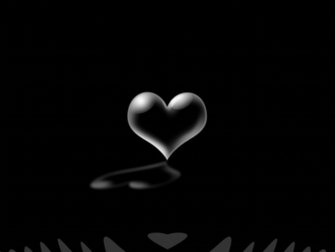Wallpaper For Black And White Hearts
