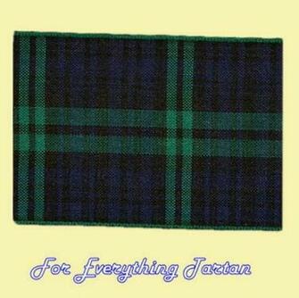 Black Watch Modern Plaid Polyester Fabric Tartan Ribbon 70mm X