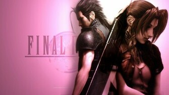 Core And Aerith Gainsborough Final Fantasy Vii Wallpaper