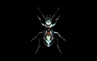 Justin Maller Abstract Animals Black Background Digital Art Wallpaper