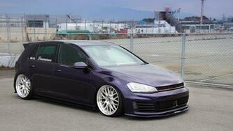 Wallpaper Volkswagen Vw Golf Low Tuning Stance Germany Gt R