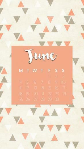 June iPhone Calendar Wallpaper Max Calendars