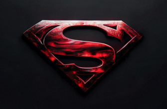 Black Superman Logo Wallpaper