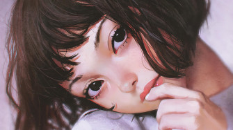 Cute Anime Girl Short Hair 4k Wallpaper iPhone HD Phone 6590f
