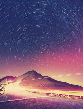 Road At Night Wallpaper For Microsoft Surface Pro