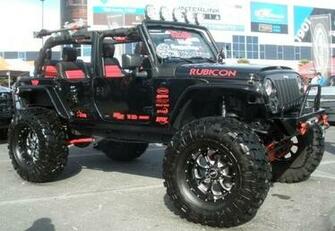 Jeep Wrangler Unlimited Custom Black Image Cool Car Wallpaper