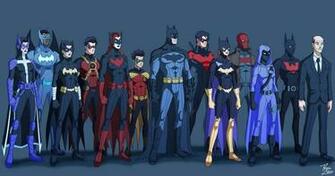 Batman Bat Family Wallpaper Image In Collection