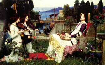 Pre Raphaelite Wallpaper