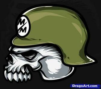 Draw Metal Mulisha Skull