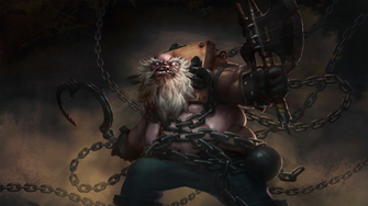 Pudge Chains Of The Black Death Wallpaper Dota HD
