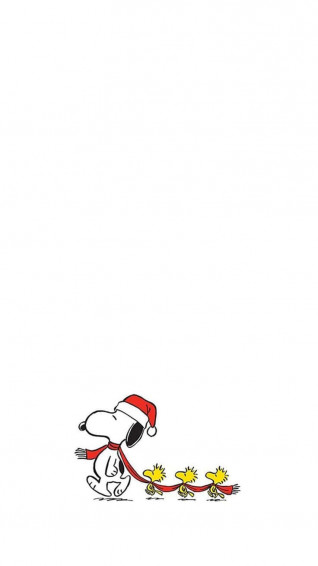Cute Snoopy Christmas Wallpaper