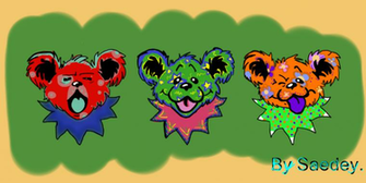 Grateful Dead Dancing Bears By Lennybowbenny