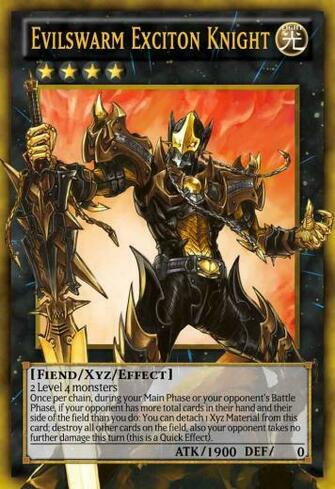 Evilswarm Exciton Knight Secret Gold Orica With Image