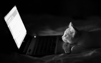 Black Laptop Wallpaper
