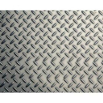 Wals0251 Ohpopsi Wallpaper Mural Diamond Plate Metal