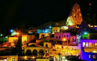 Wallpaper Night Turkey Cappadocia