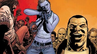 The Walking Dead Comic Wallpaper Cartoon