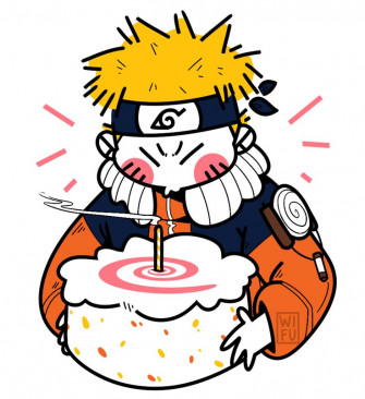 Nostalgia The Naruto BirtHDay Cute Anime Artwork