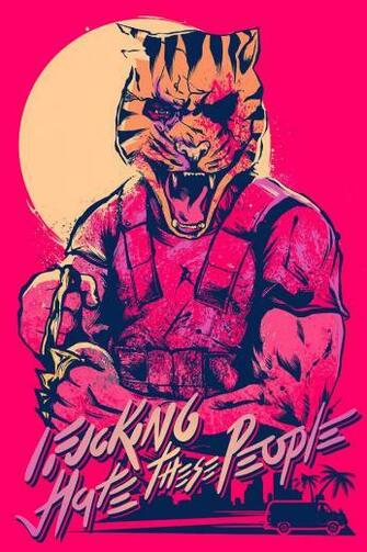 Hotline Miami The Wrong Number Art Numbers