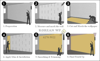 Korean Wallpaper Mural Supplier For Singapore Home Office