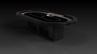 Poker Table In Black Shade Wallpaper