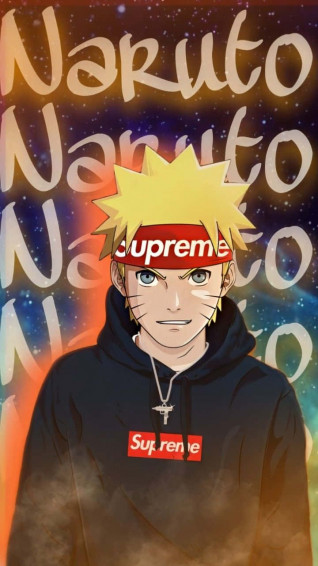 Supreme X Anime Wallpaper