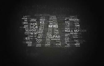 Wallpaper Death War Black Hatred Pain Words Lie