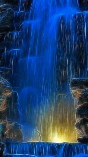 3d Waterfall Wallpaper Weddingdressin