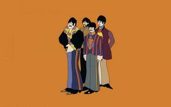 Beatles HD Wallpaper Cartoon Desktop