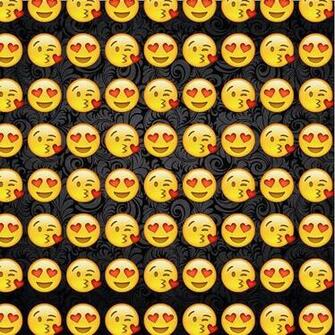 Emoji Faces Wallpaper Background Black Face