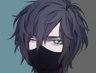 Anime Boy With Mask Wallpaper
