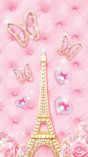 Pink Butterfly Live Wallpaper Cute Android