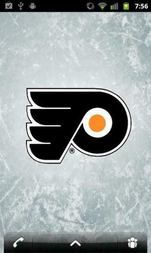 Bigger Nhl Philadelphia Flyers Theme For Android Screenshot