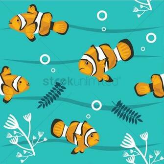 Fishes Background Vector Image Stockunlimited