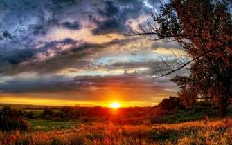 Wallpaper Gorgeous Autumn Sunset HD Expert
