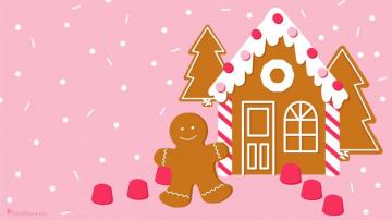 December Gingerbread House Calendar Wallpaper Sarah Hearts