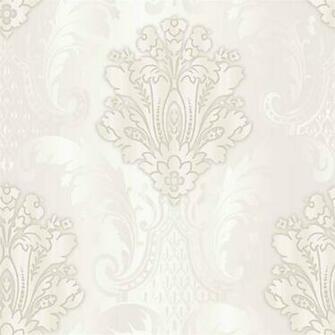 Grey White Juno Psn105627 Damask Wallpaper Contemporary Modern