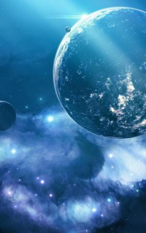 Blue Galaxy Mobile Wallpaper Mobiles Wall