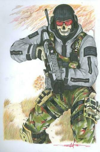 Ghost Mw2 By Schwarze1