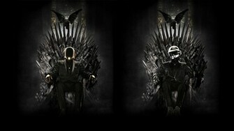 Daft Punk On The Iron Throne Wallpaper