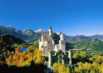 Neuschwanstein Castle Desktop Background HD Wallpaper