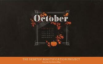 Hello October A Desktop Calendar Cardstore