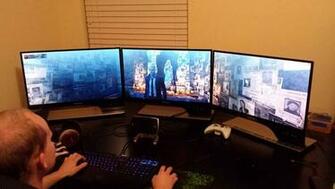 Coolest And Inspiring Multi Monitor Gaming Setups