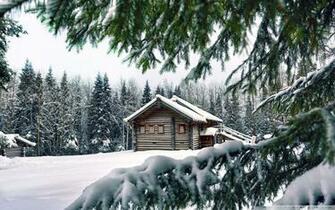 Mountain Retreat Winter House Cabin Cabins In
