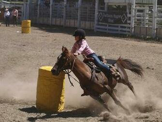 Barrel Racing Wallpaper