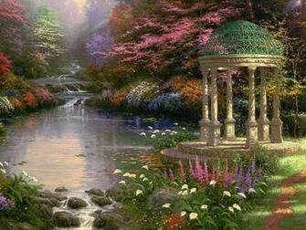 Kinkade Nature Park By T Other HD Desktop Wallpaper